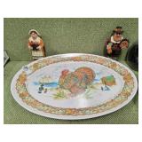 Turkey platter and pilgrims