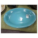 Fiestaware blue platter