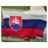 Flag of Slovakia approx 27x38"