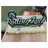 Rolling Rock cash register advertising