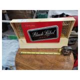 Carling Black Label lighted register sign it