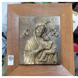 Rare Antique Mary Madonna and Child Baby Jesus