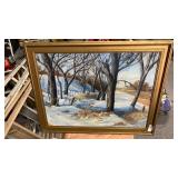 C. Roberts 1940 Sap Season Coming 27 inches x 21