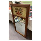 Dutch hex sign love bird mirror folk art 43