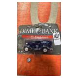 Die cast panel Van dime bank