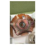 Carnival Glass Brides Basket