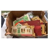 Vintage Bumpalow school building set