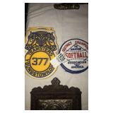 Teamsters and softball patches