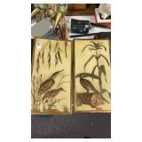 MCM wall art pheasant and woodcock