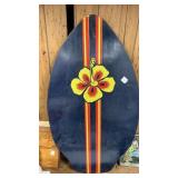 Vintage wooden boggie board