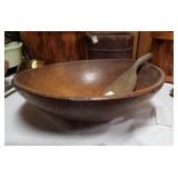 Large wooden 29th century Stoystown area butter