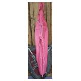 NOS vintage pink ski bibs