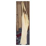 NOS vintage Hrad size 10 yellow ski bibs