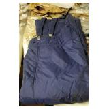 NOS vintage dark blue ski bibs