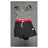 Vintage 50s one piece bathing suit size 6