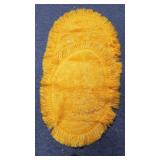 2 1970s orange shag rugs