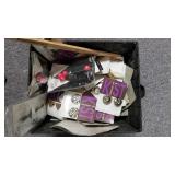 NOS 70s large lot of jewelry in basket