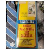 12 1982 bamboo calendars scene on back