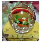 Gold fish paperweight