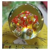 Colorful bubbles paperweight