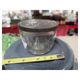 Vintage Atlas Jelly Glass great tin lid