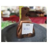 Copper plated tin bell with opener