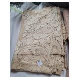 Two lace tablecloths