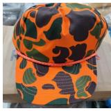 Orange camo cap