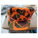 Orange camo cap