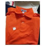 Jerzees orange  polo shirt size L