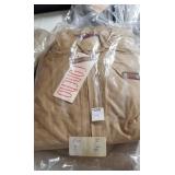 NOS 3 tan Concho wind breakers size M