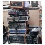 Lot of 6 clock radios