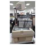 Overhead projector and 2 radios