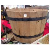 Half barrel planter