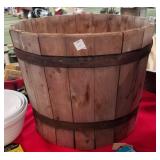 Half barrel planter