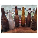 6 old brewery bottles Goenner Cambria WL Adams
