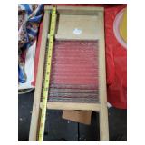 Glass Wooden washboard