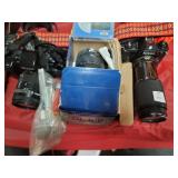 2 35 mm Nikon cameras extra lens and filters