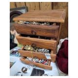Jewelry box with contents