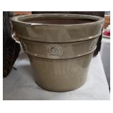 Glazed ceramic planter