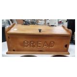 Wooden bread box