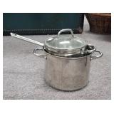 2 heavy duty stainless pots