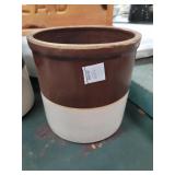 1 gallon bicolor crock
