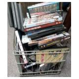 Crate full of misc DVDs