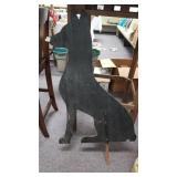 Dog silhouettes : Coon hound & Doberman