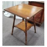 0ak parlor table 24x24x30"