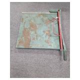 24" commercial size paper cutter steel frame