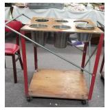 Shop cart with tool holder