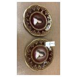 Pair of Royal Vienna Bavaria 6 inch plates