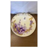 T&V flower decorative plate 9 inch plate